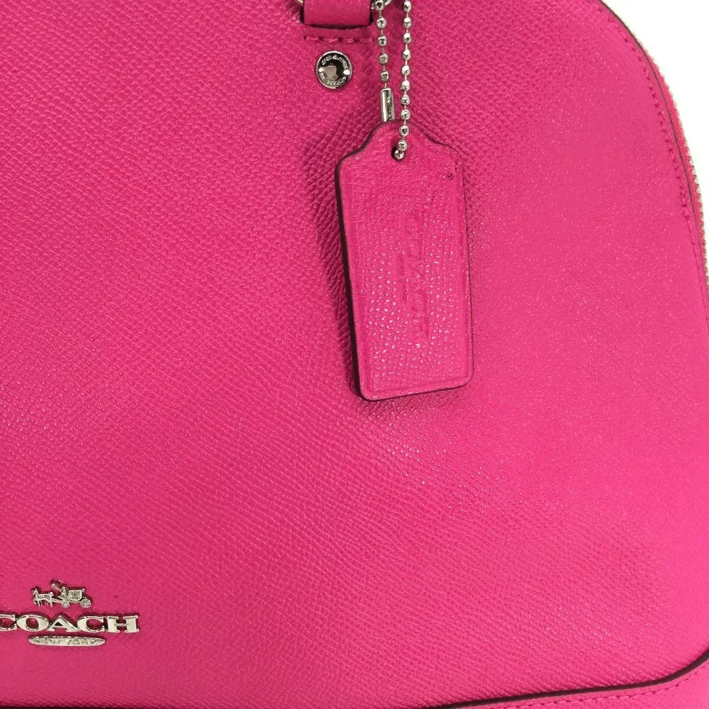 NWOT Coach Hot Pink Sierra Dome Satchel/Crossbody/Purse/Handbag_13
